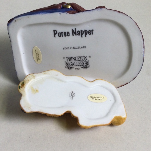 Princeton Gallery 1991 Purse Napper Cocker Spaniel Fine Porcelain - Picture 12 of 12